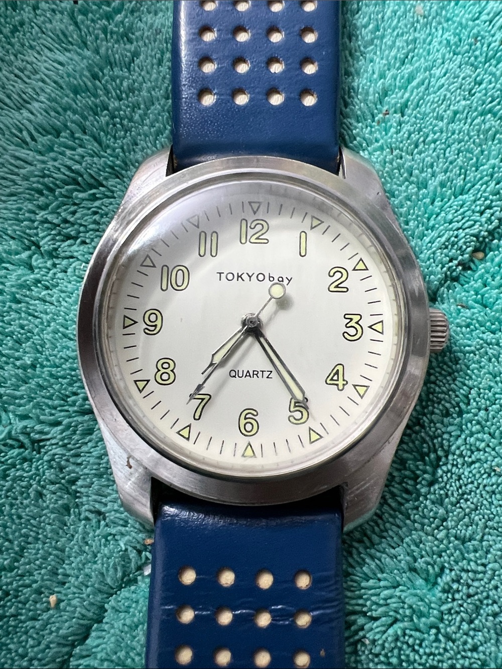 TOKYObay Blue & White Men's Sport Watch